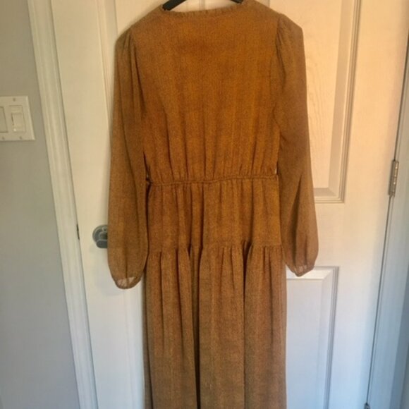 Mink Pink Midi,long sleeve, boho dress size small - Picture 3 of 16